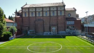 Campo da calcio terminato ASD TNT Pratocentenaro